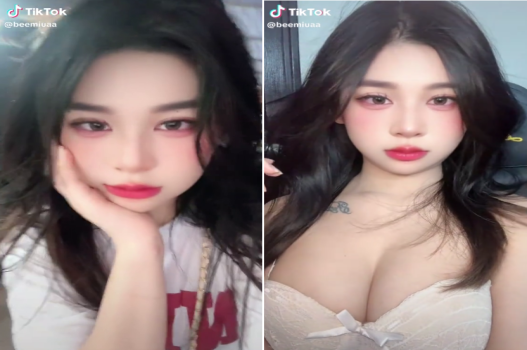 Em hot đáng yêu bị nện đùi không khép được