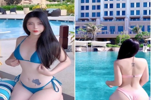 Gái xinh chân dài mông má đều căng mê hoặc